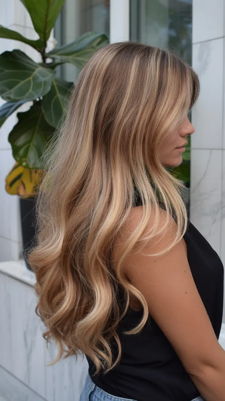 spring to summer season hair color ideas 2026 Soft honey blonde balayage for effortless elegance