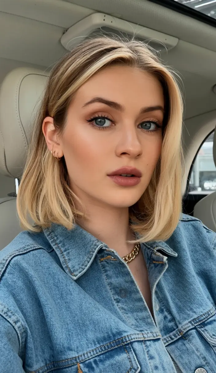 spring to summer season haircuts ideas 2026 shoulder length blonde bob