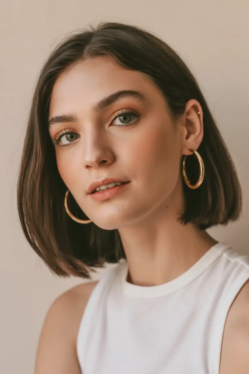 spring to summer season haircuts ideas 2026 sleek chin length bob