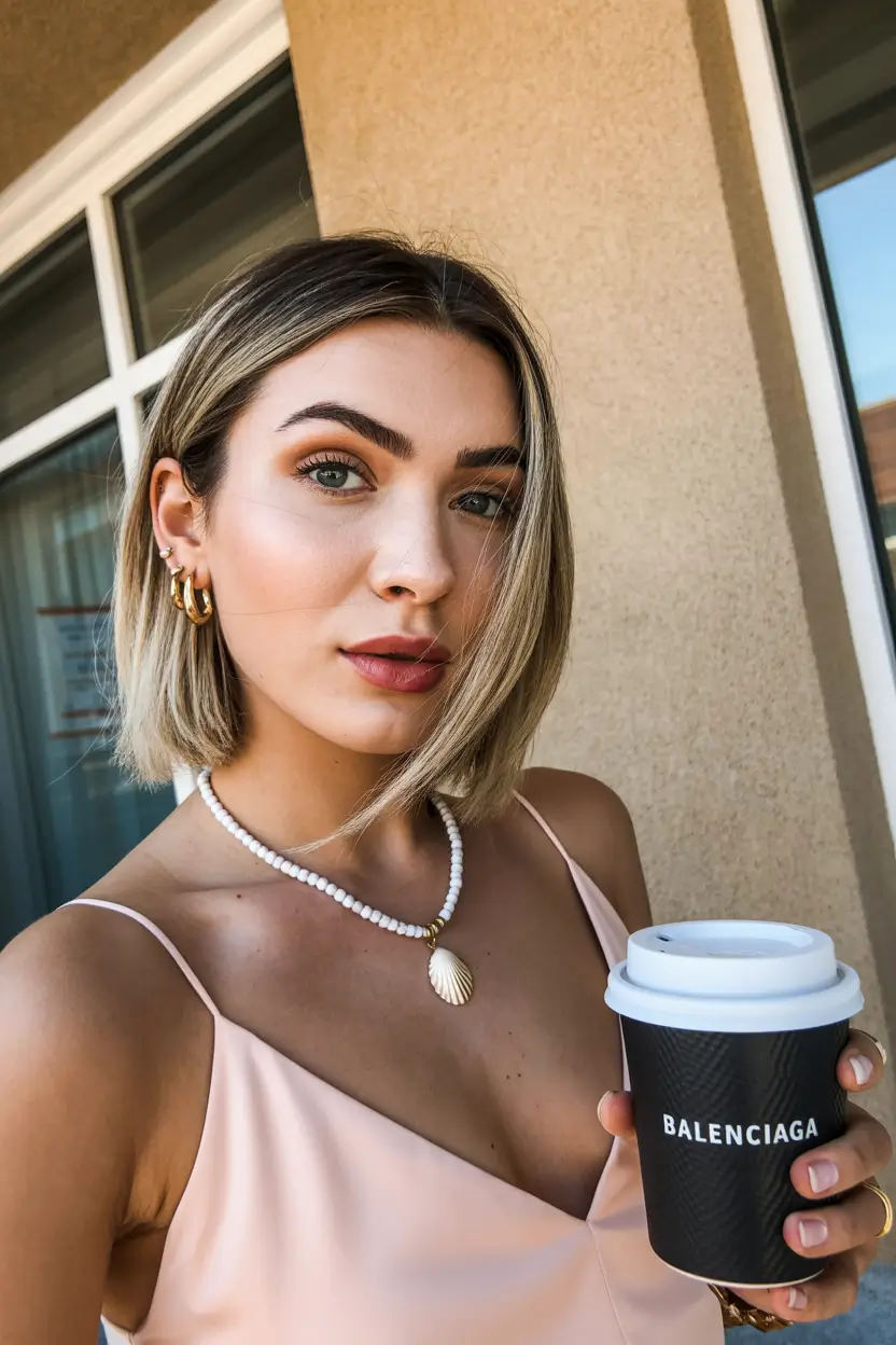 spring to summer season hairstyles ideas 2026 Modern Short Bob with Soft Texture