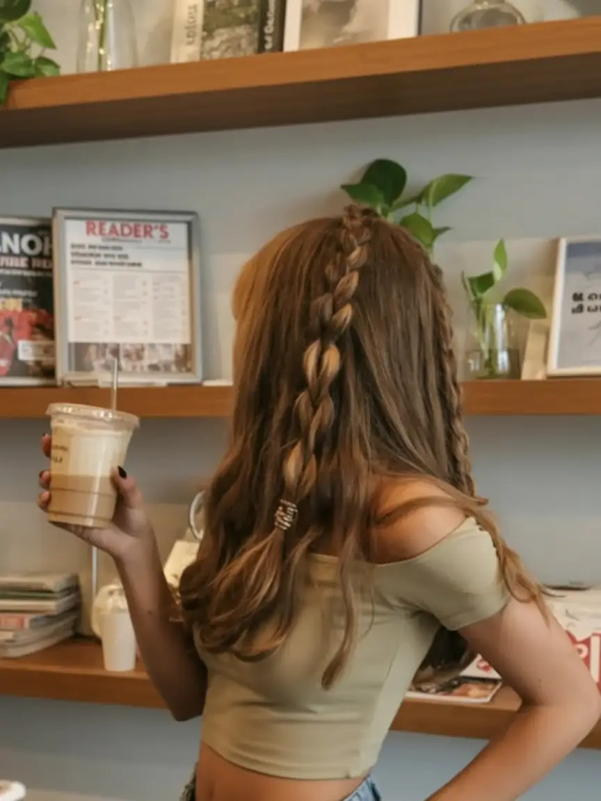 spring to summer season hairstyles ideas 2026 Relaxed Boho Braids with Long Waves