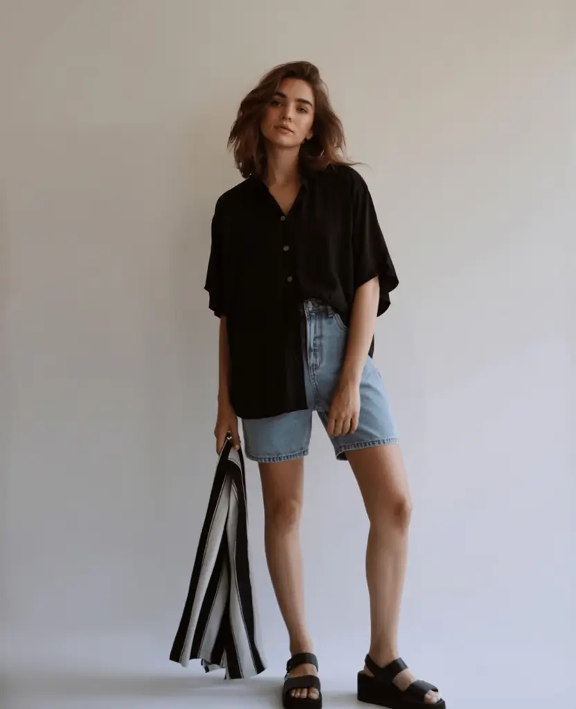 summer capsule wardrobe for women 2026 Relaxed Monochrome with a Modern Casual Feel