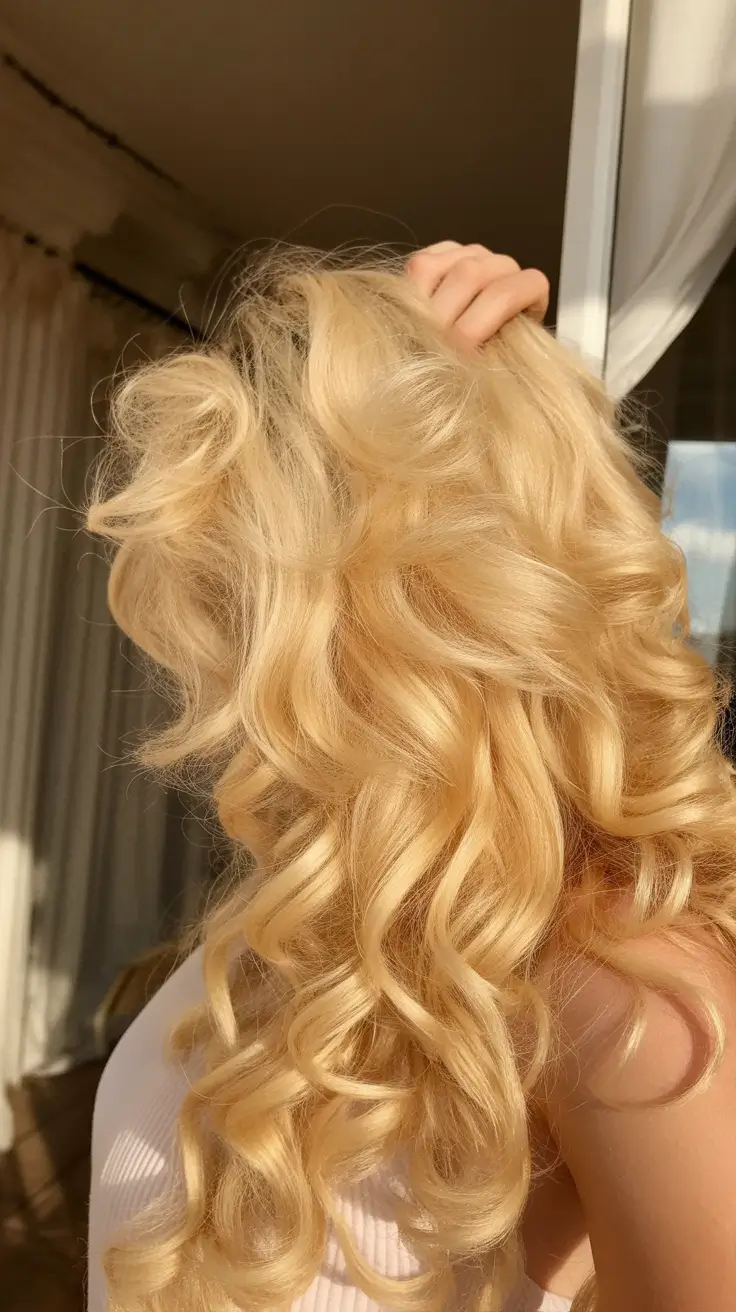 summer hair color for blondes 2026 sun kissed Golden beach waves with radiant summer blonde shine