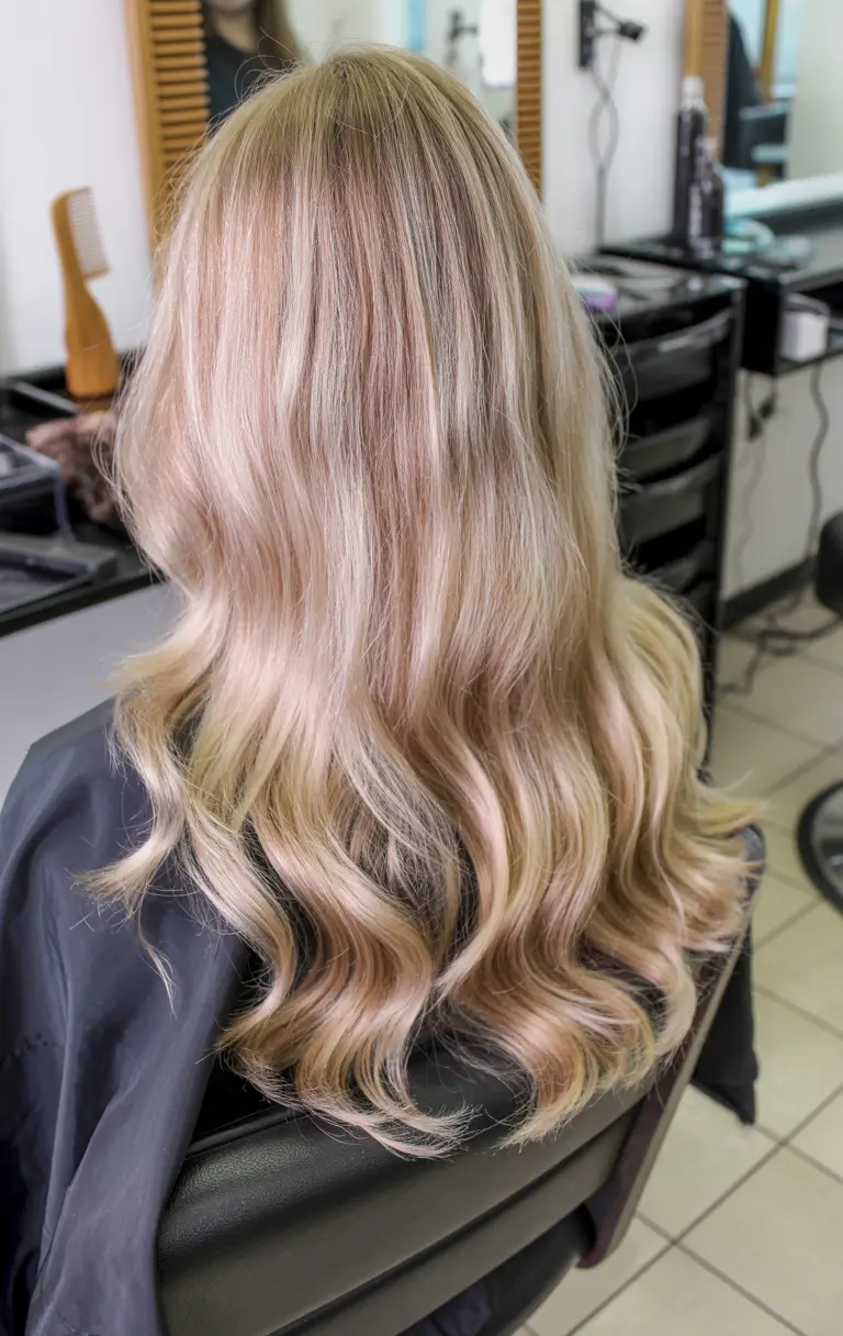 summer hair color for blondes 2026 sun kissed Salon perfected champagne blonde with dimensional highlights