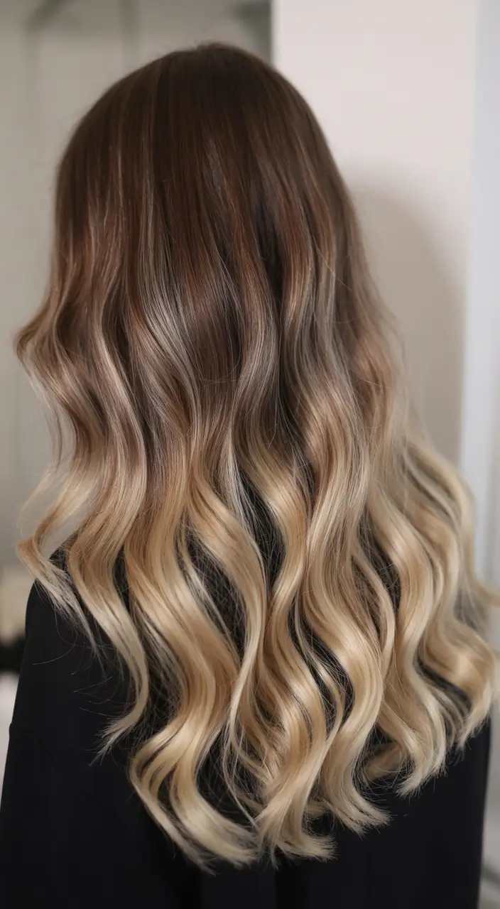 Summer hair color ideas 2026 Golden cream balayage that brightens natural brunettes
