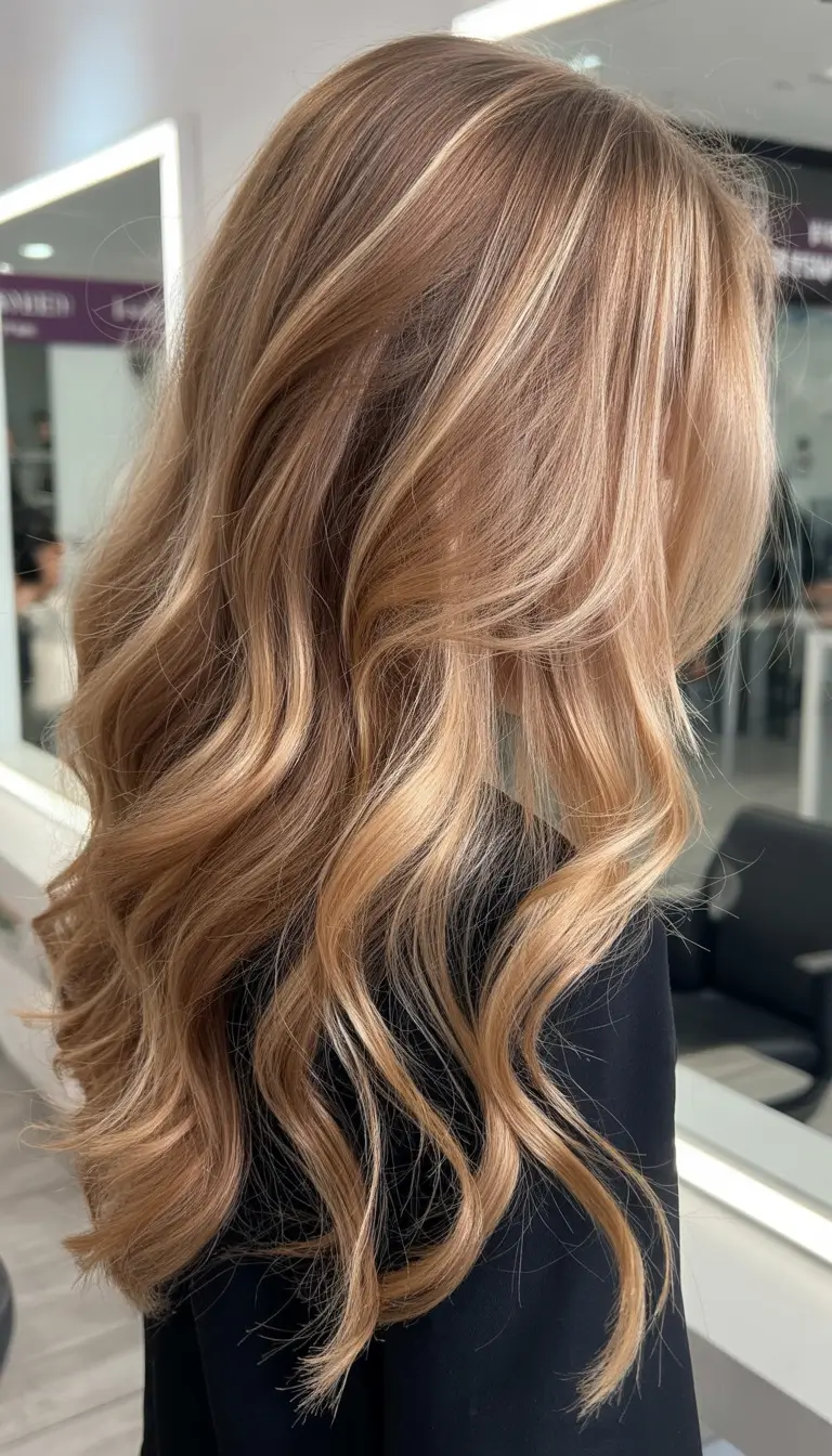 Summer hair color ideas 2026 Golden beige balayage that flatters natural brunettes