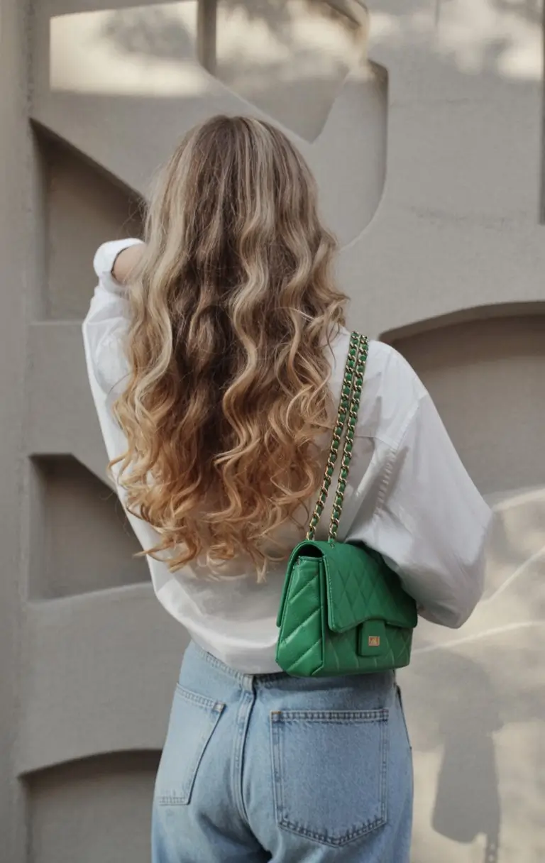 summer hair color ideas for brunettes 2026 chocolate Soft Blonde Balayage on Long Romantic Curls