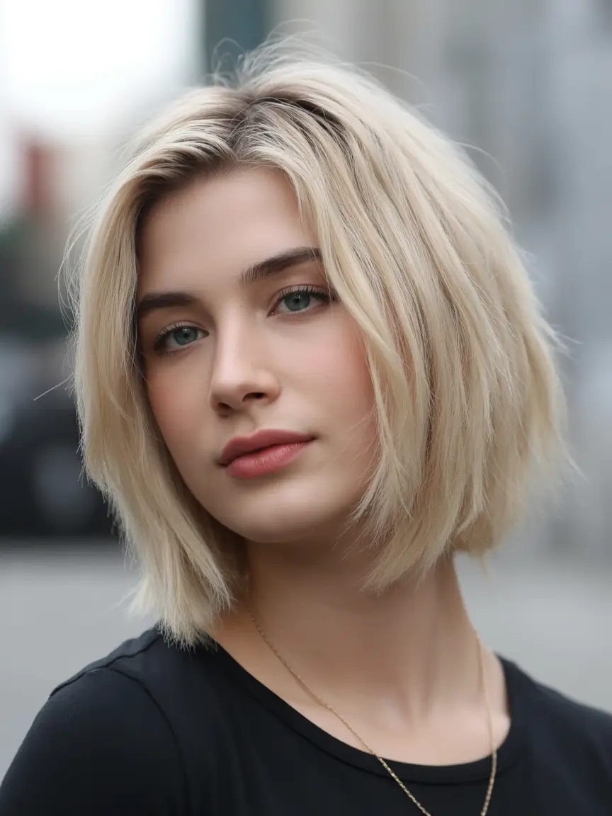 Summer haircuts ideas 2026 minimalist blonde french bob haircut