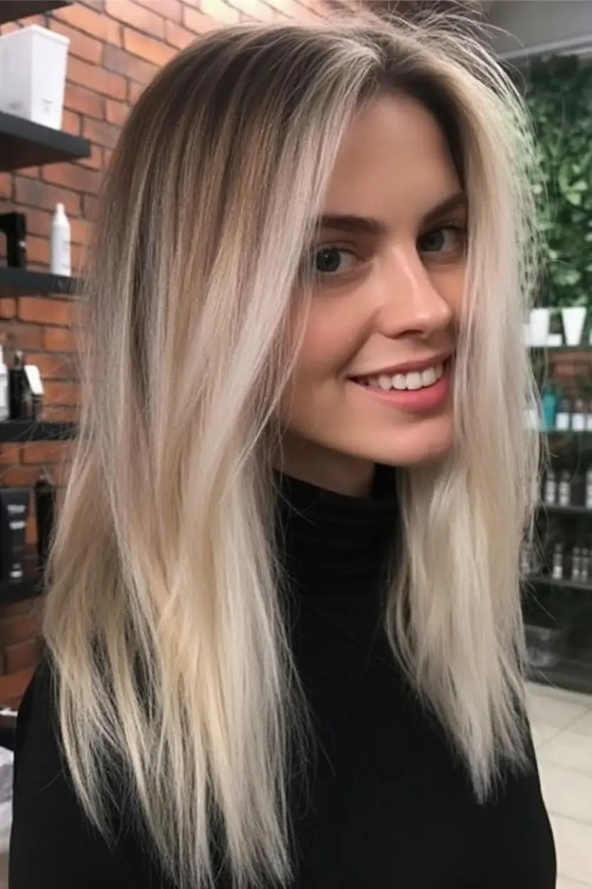Summer haircuts ideas 2026 cool blonde straight layered haircut