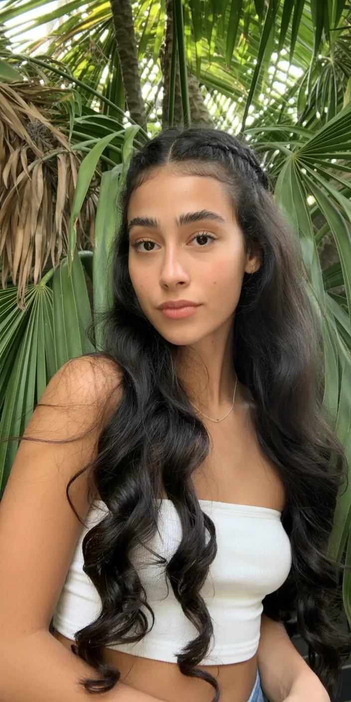 summer hairstyles for swimming 2026 soft waves with mini braids