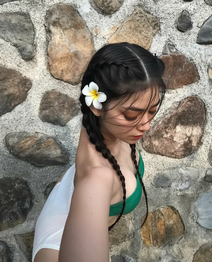 summer hairstyles for swimming 2026 classic double braids beach style