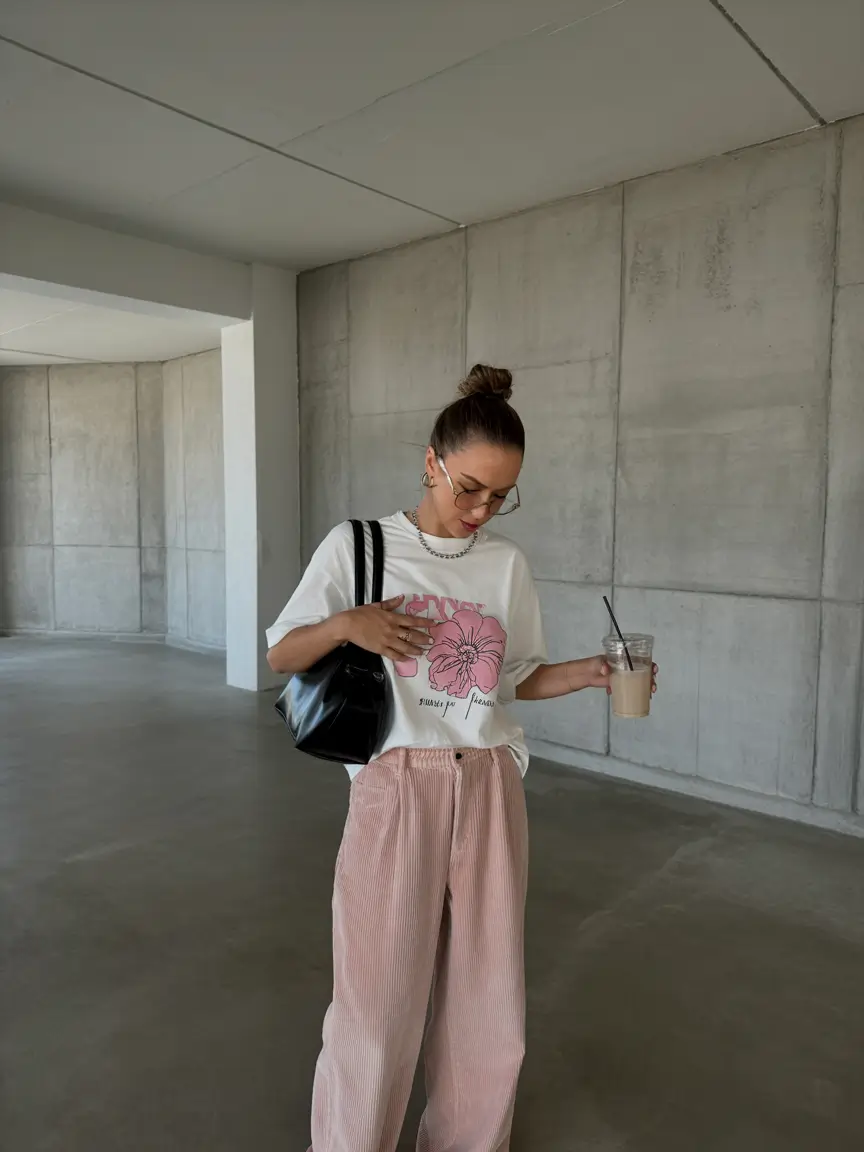 summer outfits for vacation 2026 relaxed pastel trousers casual outfit women