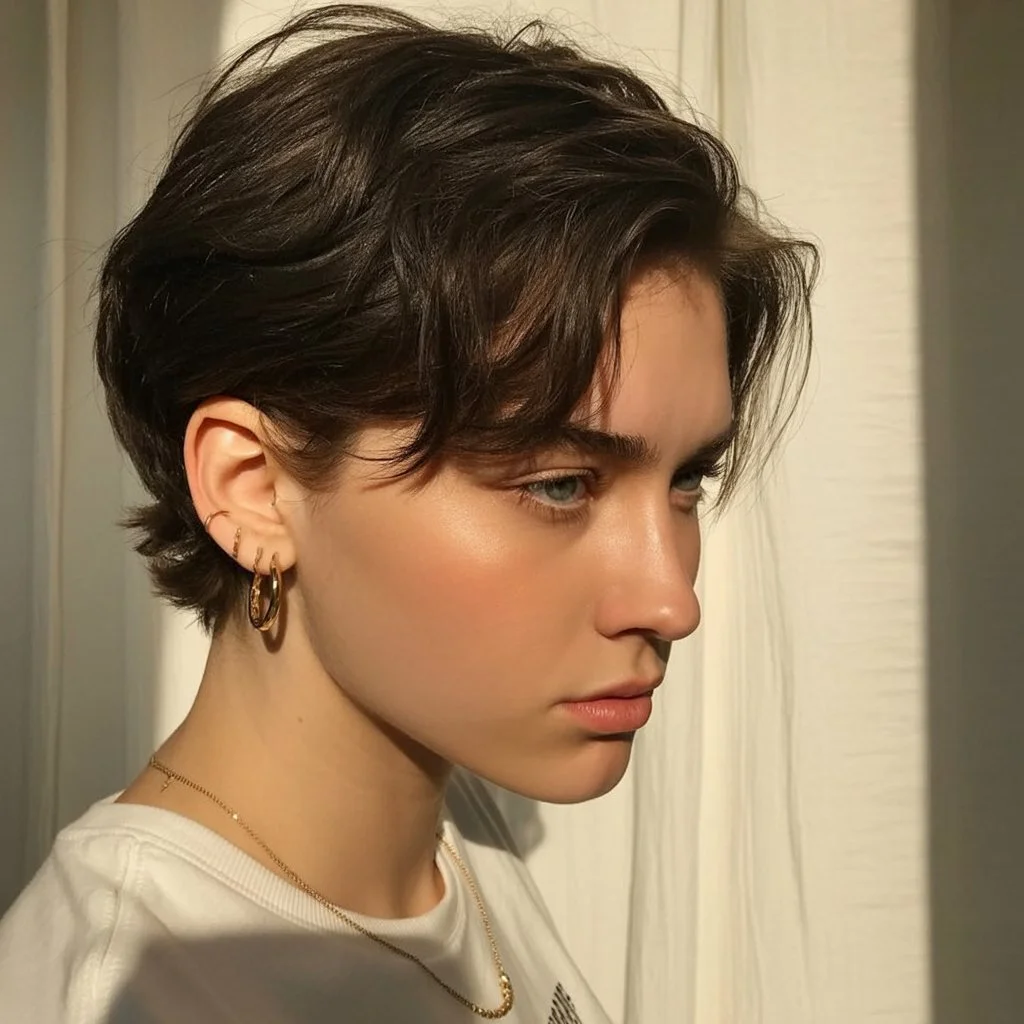 bold summer pixie haircuts 2026 Soft Wavy Pixie with Natural Movement