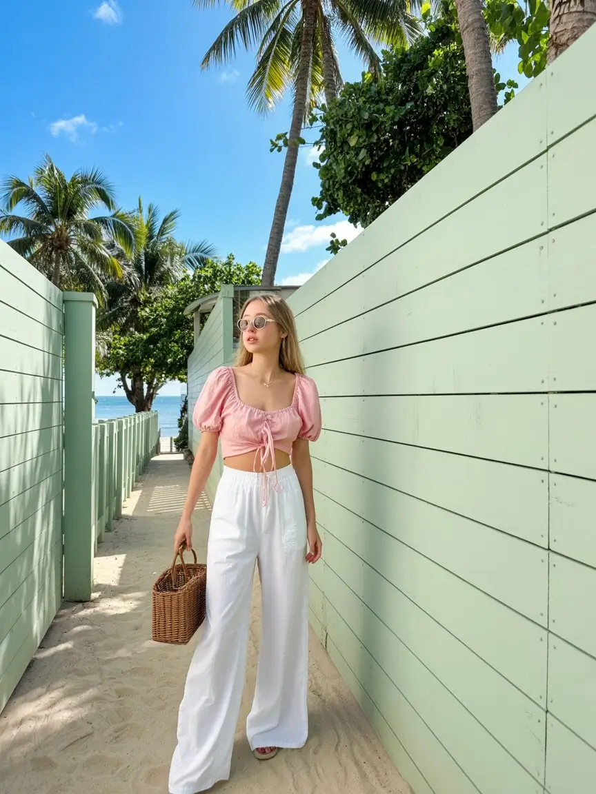 casual summer outfits for women 2026 Airy wide leg silhouettes for sun soaked days