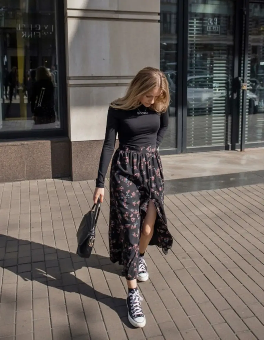 chic summer work outfits 2026 Feminine flow with sporty undertones