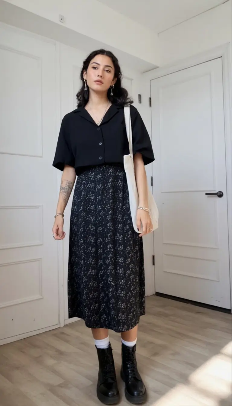 chic summer work outfits 2026 Soft layering with understated romantic detail