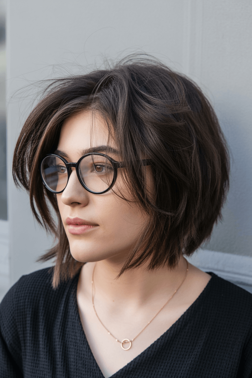 flattering summer haircuts for plus size women 2026 Soft short bob with side movement and natural volume