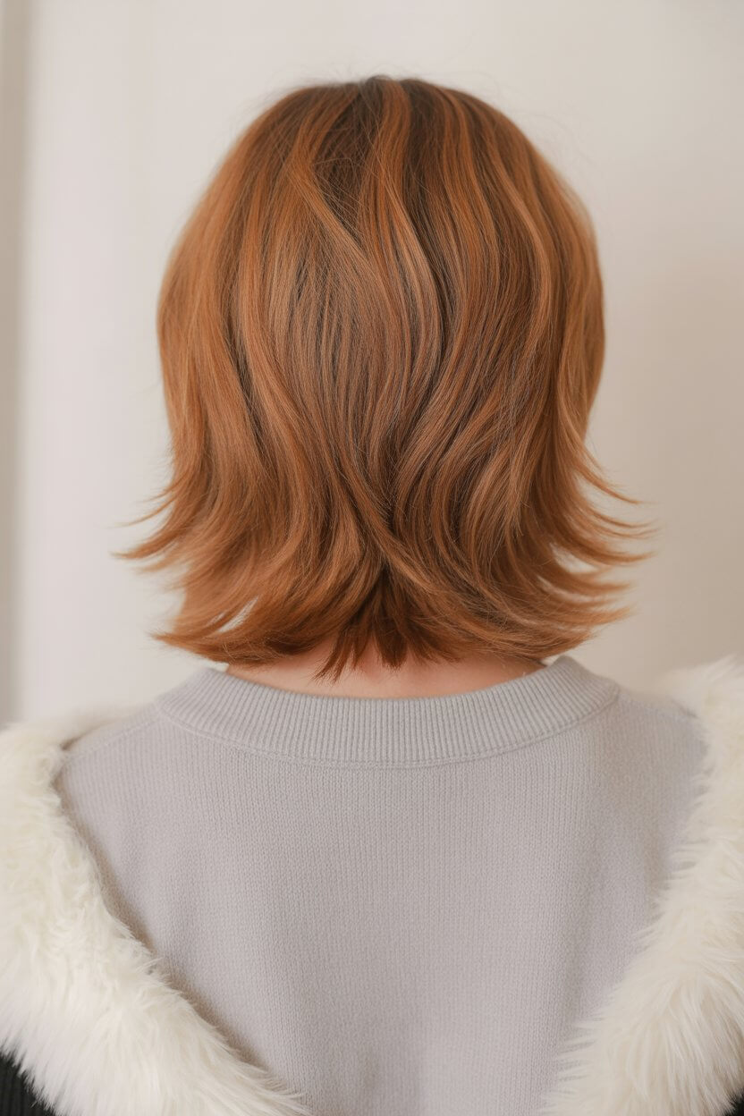 layered summer haircuts for medium hair 2026 Feathered layered finish with soft flipped ends