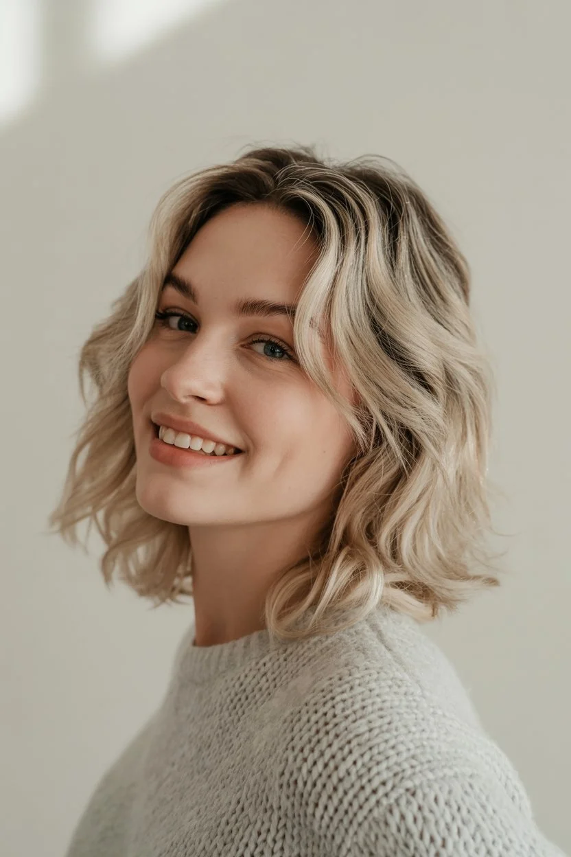 modern summer haircuts for women over 30 2026 soft wavy medium bob haircut