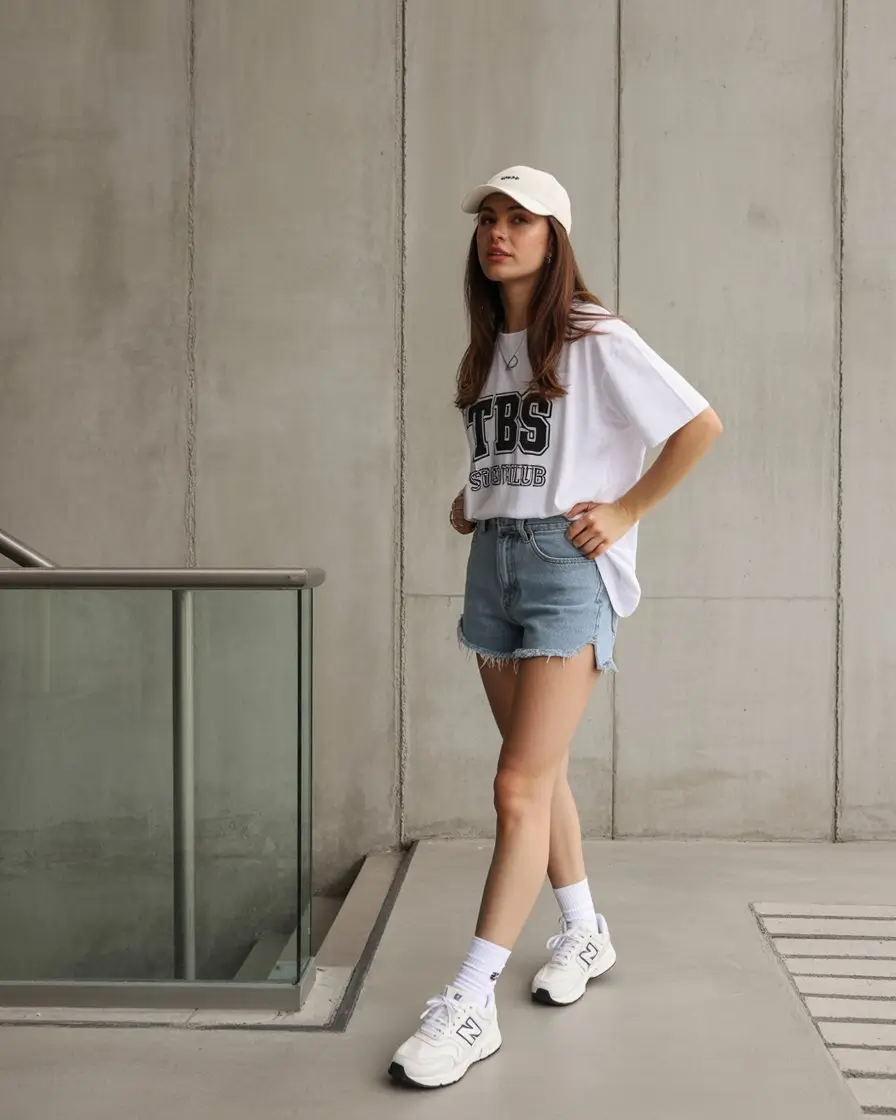 stylish mom outfits summer 2026 Sporty Mom Energy with an Effortless Edge