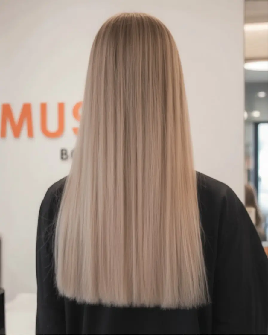 summer blonde hair color for women 2026 sleek straight true blonde