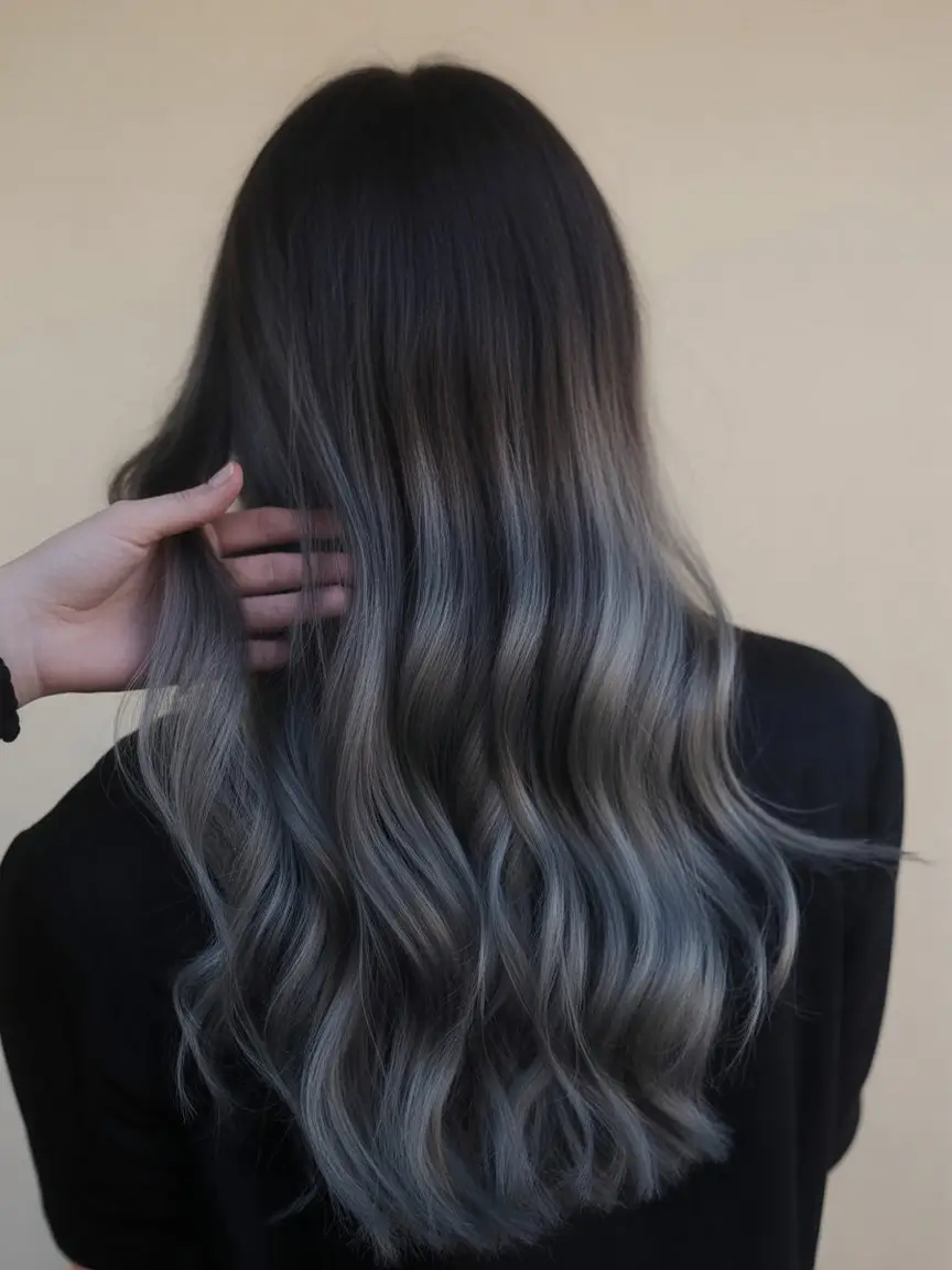 summer brunette hair color for women 2026 Cool smoky brunette with dimensional highlights