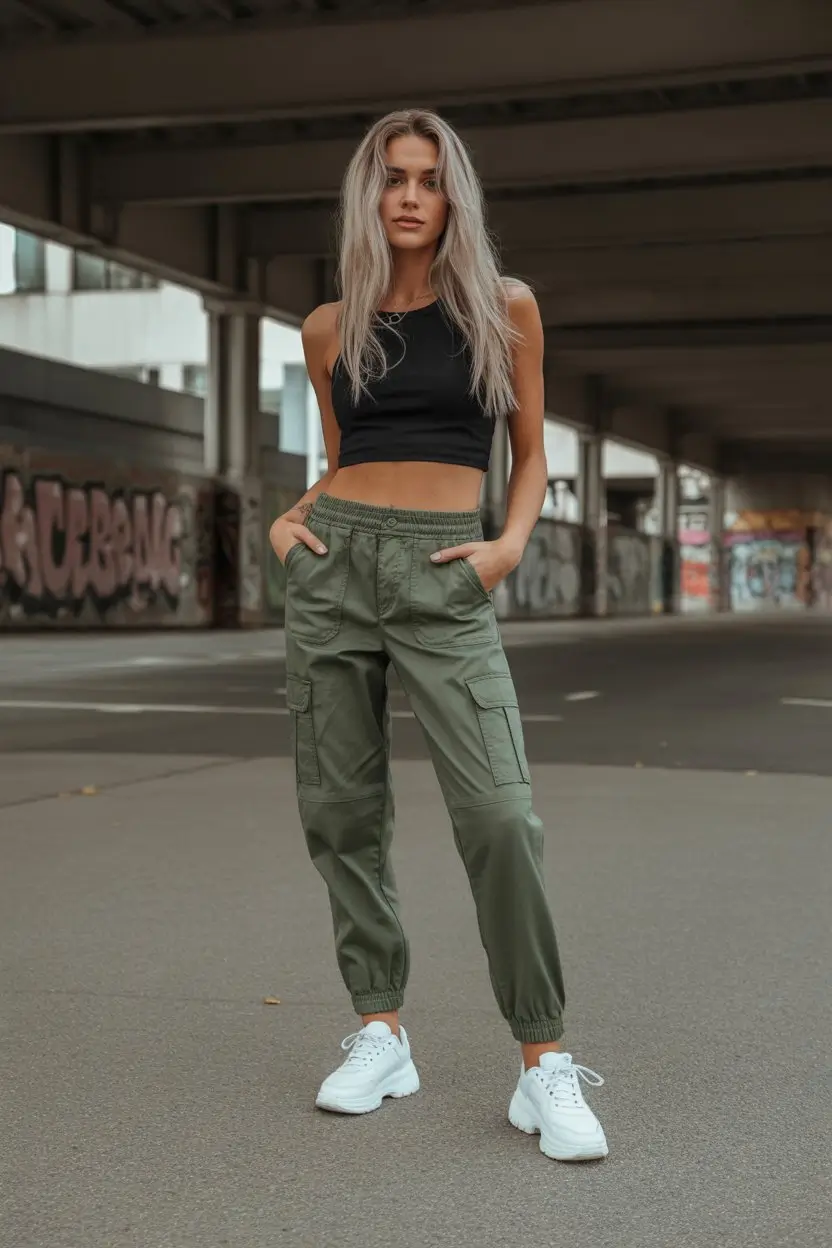summer camping outfits for women 2026 Relaxed trail look with earthy tones and open air comfort