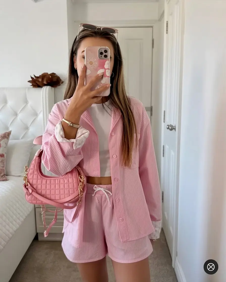 summer clothes for women 2026 Playful pink layers for a lighthearted mood