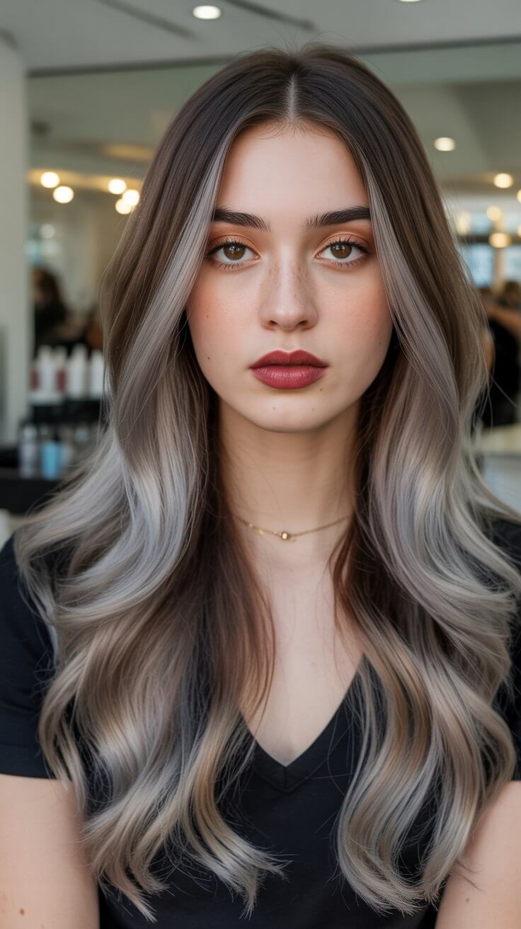 summer espresso brunette hair color for women 2026 cool espresso blend with soft ash blonde diffusion