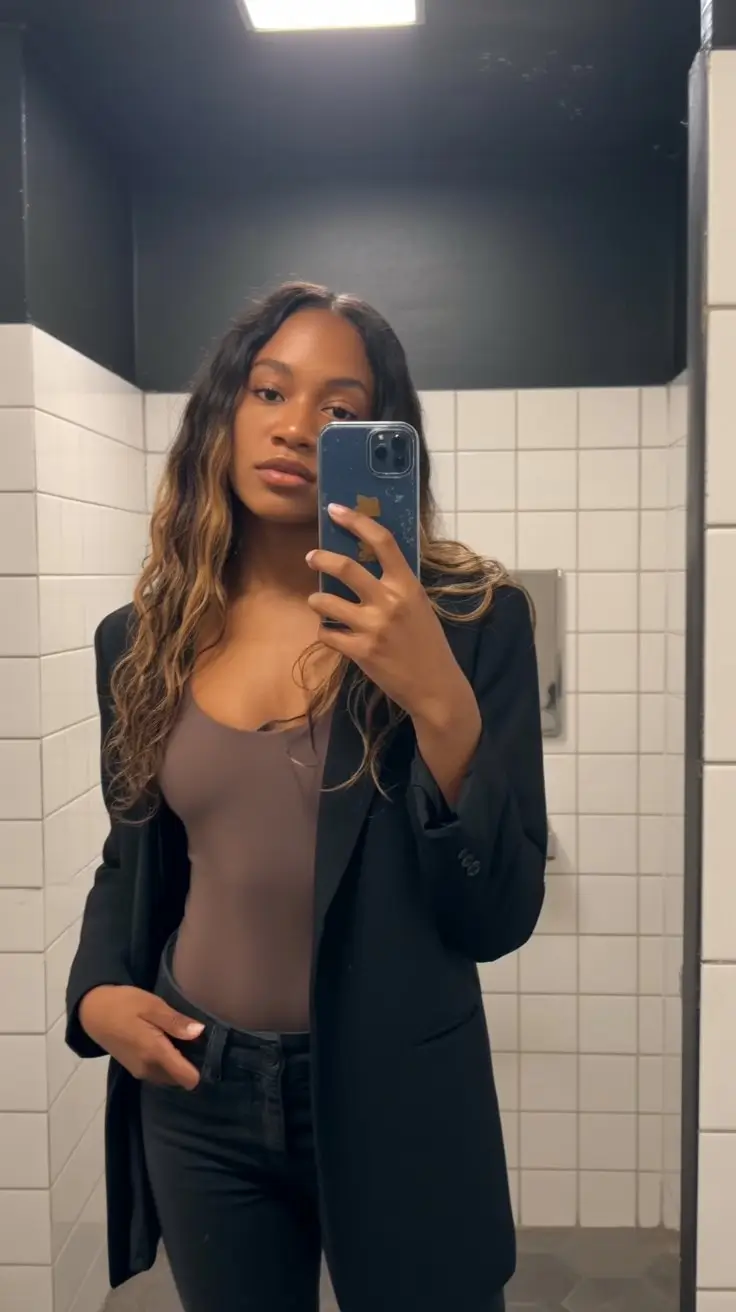 summer hair color for dark skin women 2026 Subtle honey brown waves with an everyday glow