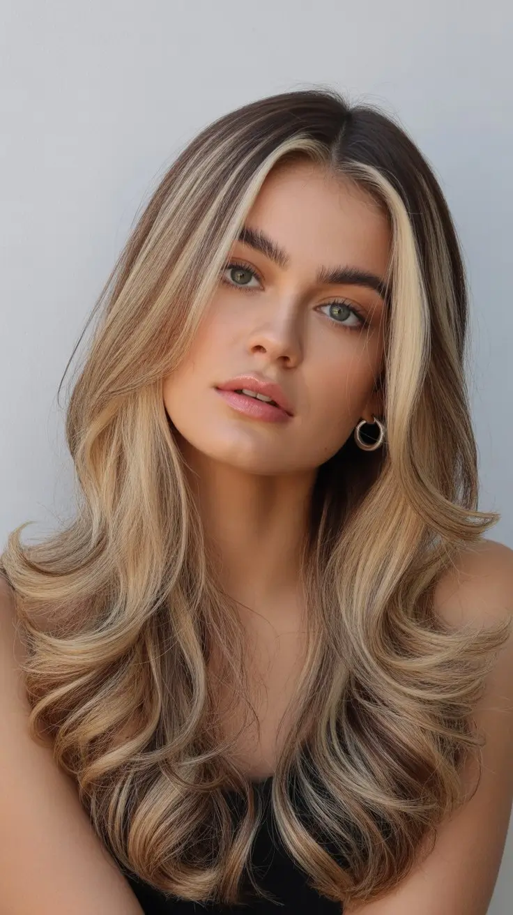 summer hair color for light skin women 2026 Soft Caramel Blonde with Face Framing Highlights