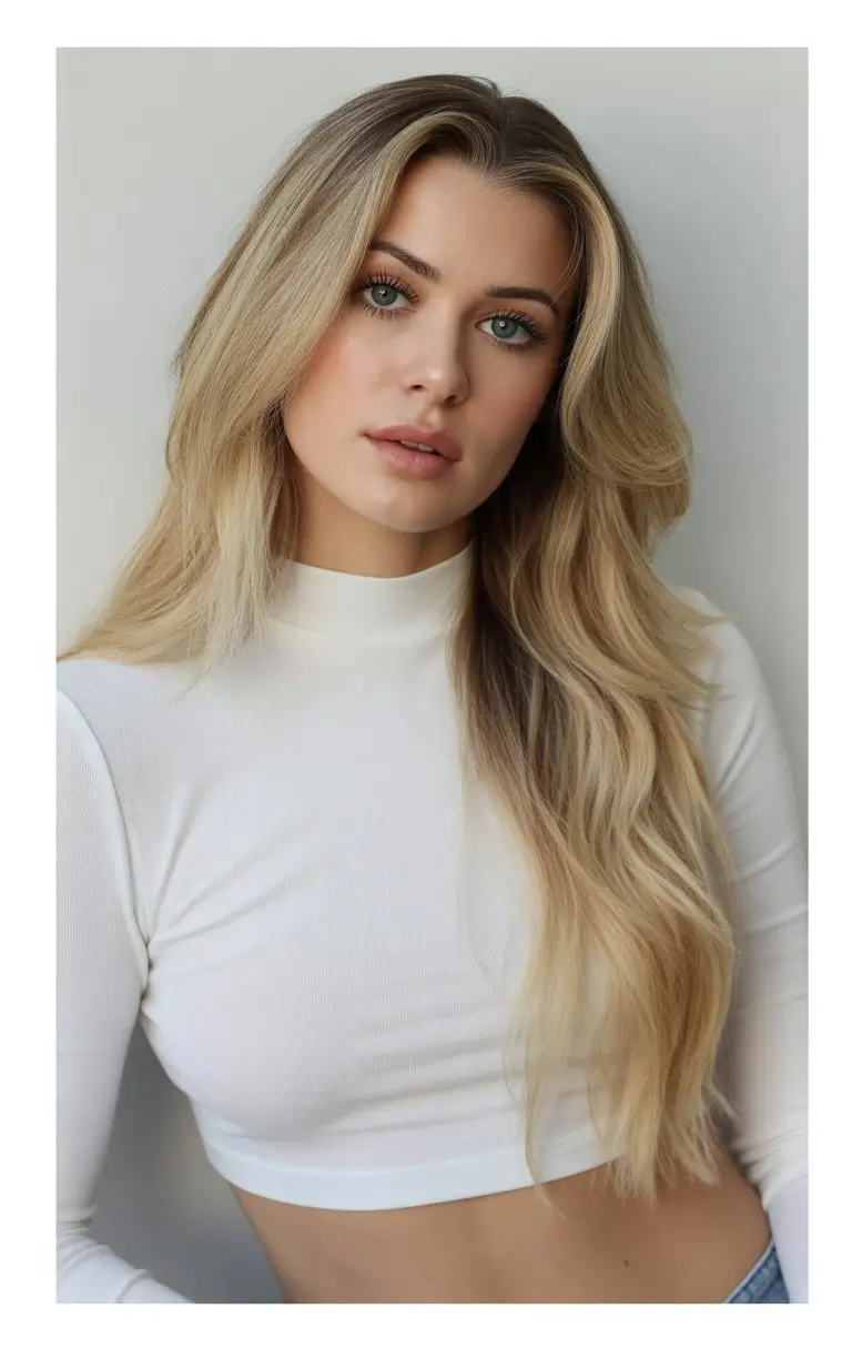 summer hair color for light skin women 2026 Soft Beige Blonde Layers with Natural Dimension