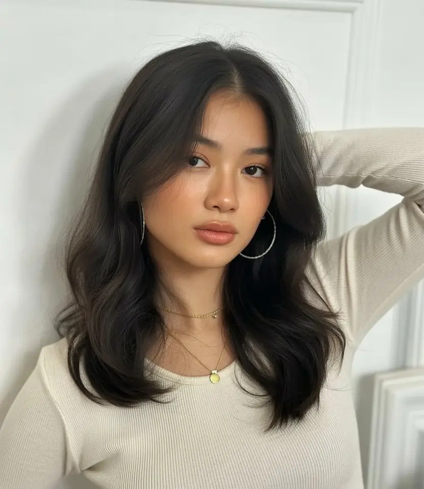 summer hair color for light skin women 2026 Deep Espresso Brown with Soft Movement