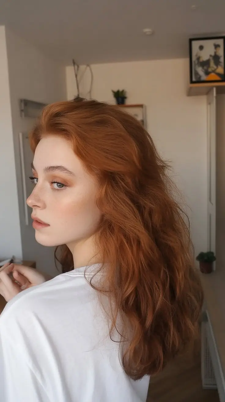 summer hair color for tan skin women 2026 natural copper waves