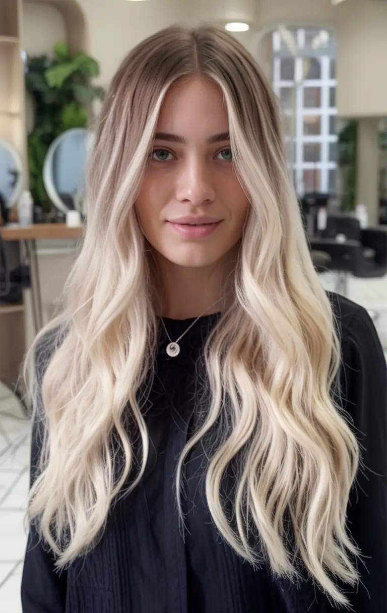 summer hair color ideas for women 2026 Face framing blonde with soft shadow roots