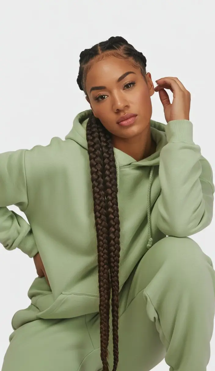 summer hairstyles for black women 2026 Extra long braids that move with you