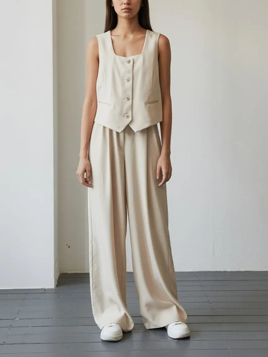 summer old money outfit for women 2026 Soft neutrals and effortless structure
