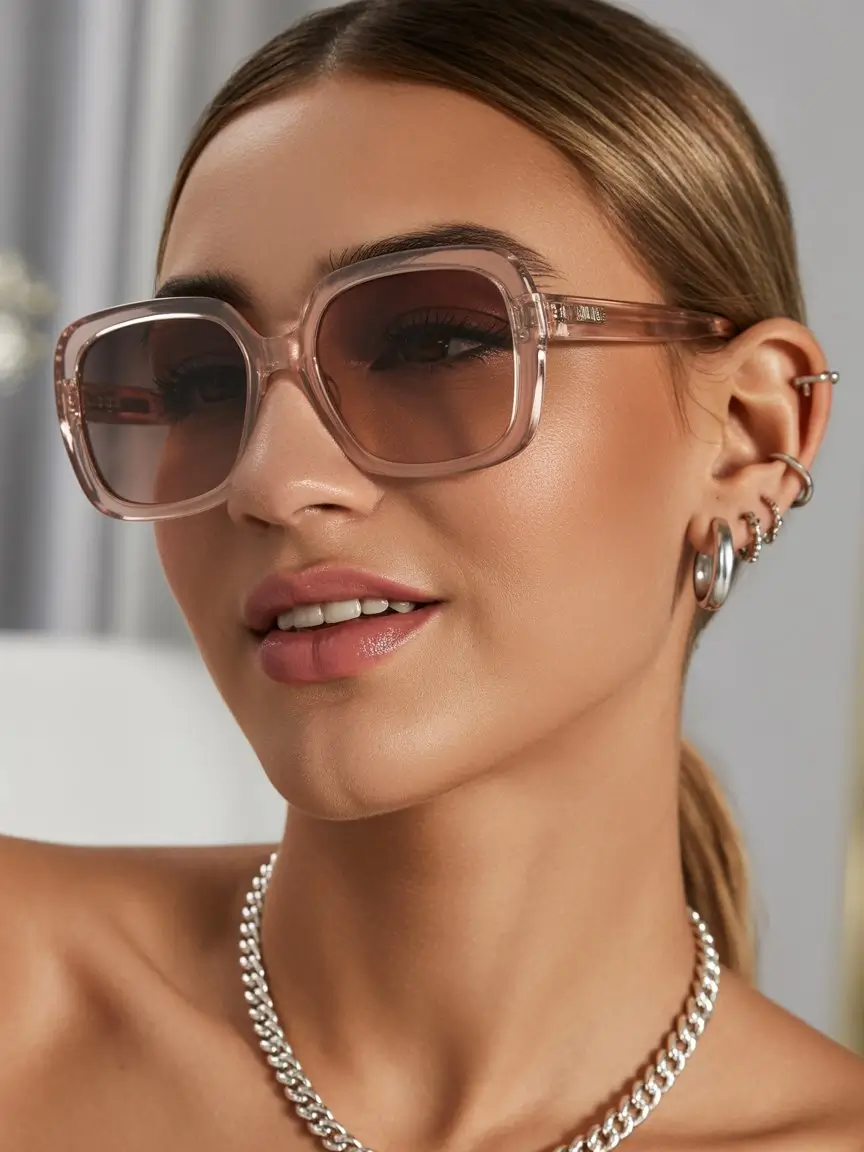 Summer Oversized sunglasses 2026 Soft Transparent Frames With Fresh Contemporary Glow