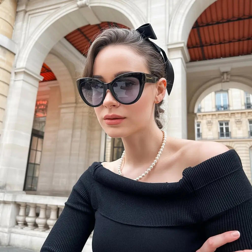Summer Oversized sunglasses 2026 Parisian Retro Elegance With Soft Feminine Details