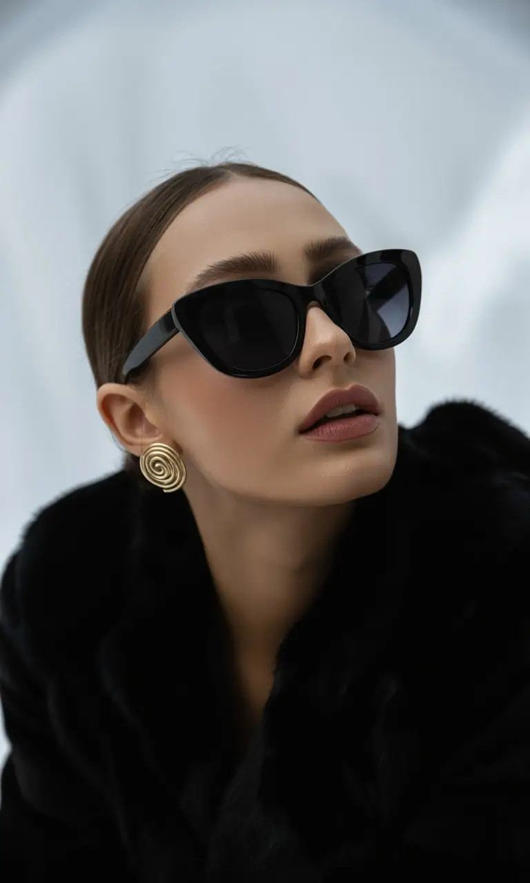 Summer Oversized sunglasses 2026 Modern Noir Minimalism With Sculptural Edge