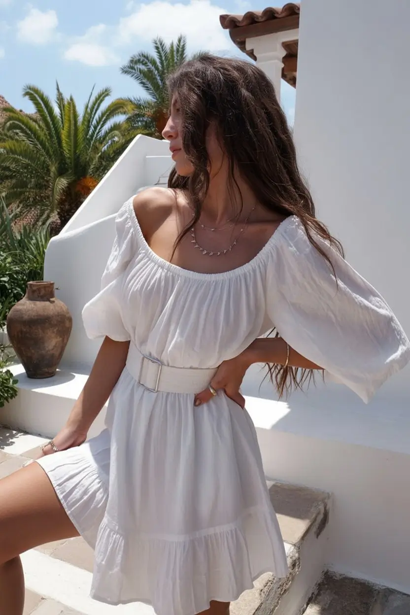summer sundresses for women 2026 Soft white volume that feels like a vacation
