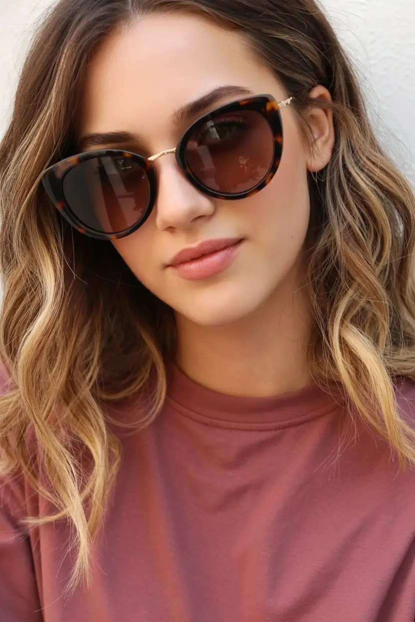 summer sunglasses for women 2026 Classic brown cat eye sunglasses with modern everyday appeal