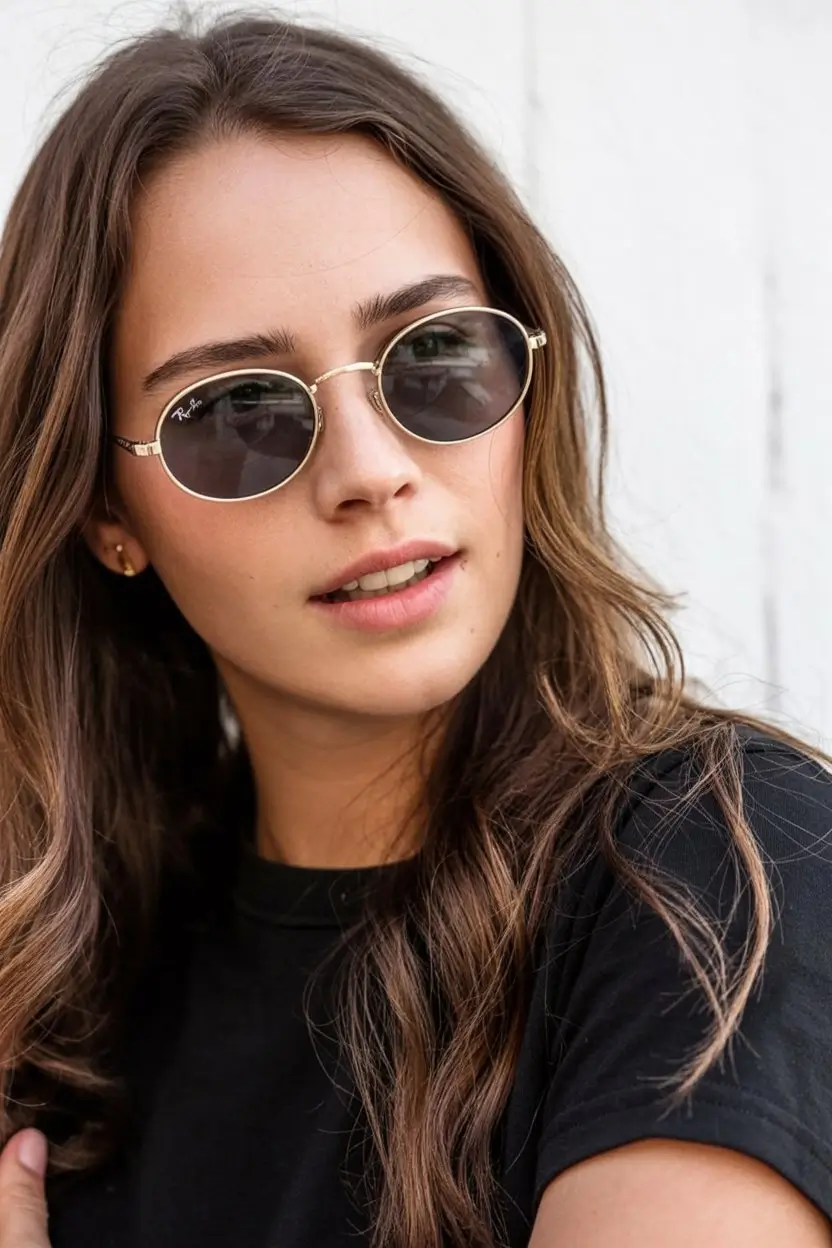 summer sunglasses for women 2026 Minimal round metal sunglasses with timeless everyday appeal