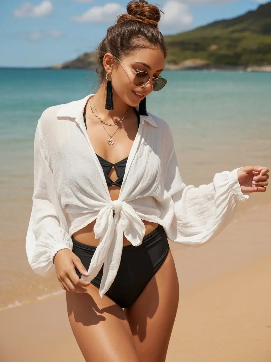 summer swimsuit cover ups 2026 Relaxed Shirt Layers That Feel Cool Without Trying