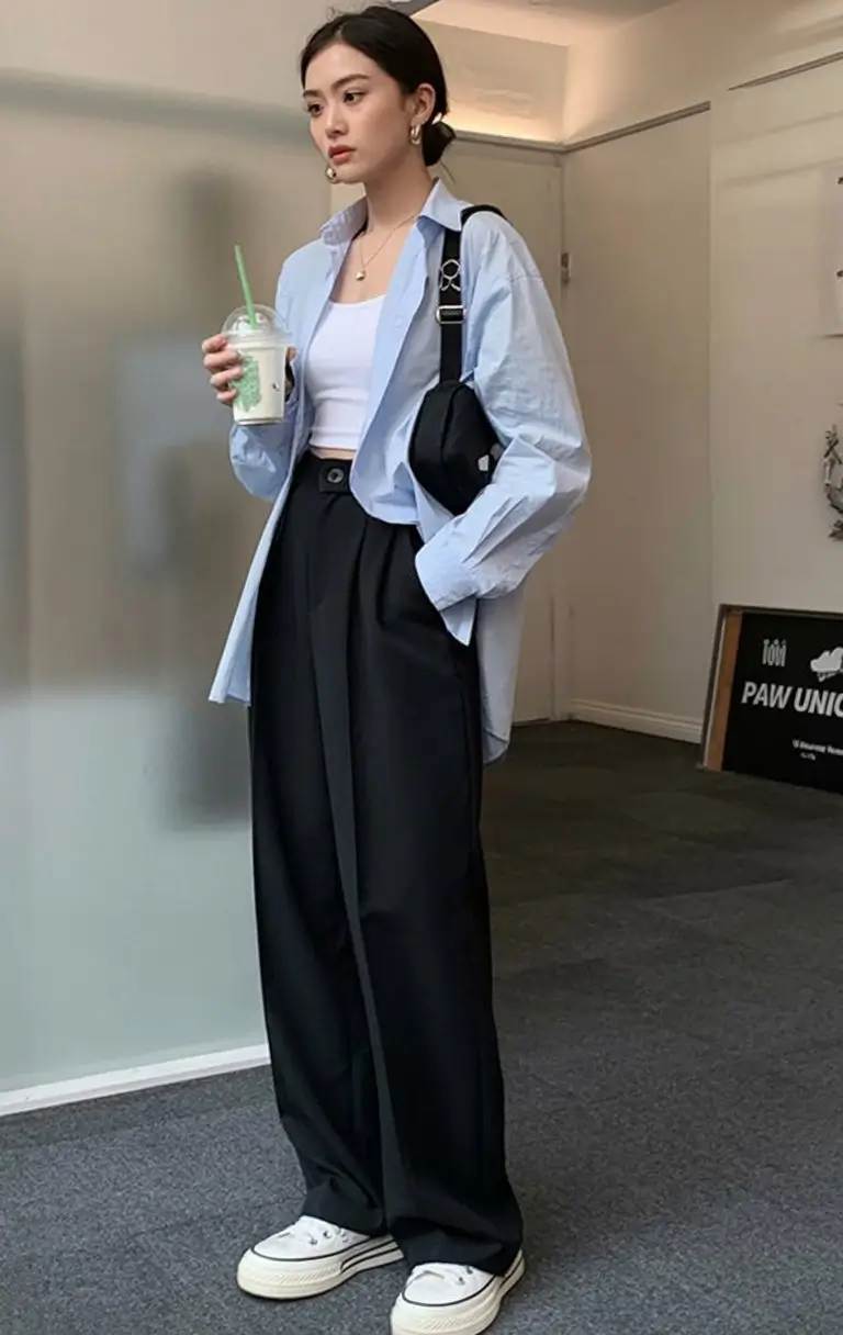 summer work outfits for the office 2026 Relaxed layers with a cool off duty feel