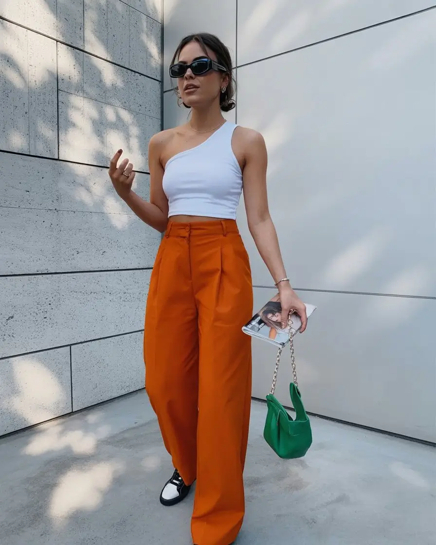 summer work outfits for the office 2026 Playful color with structured summer tailoring