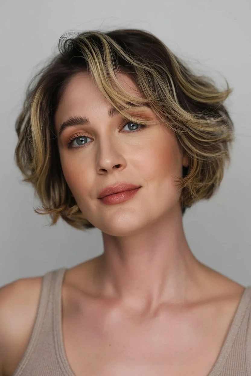 textured summer bixie haircut 2026 Modern Layered Bixie With Soft Face Framing