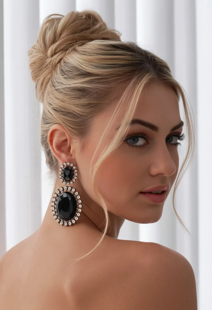elegant summer updo hairstyles 2026 polished high bun blonde dimension