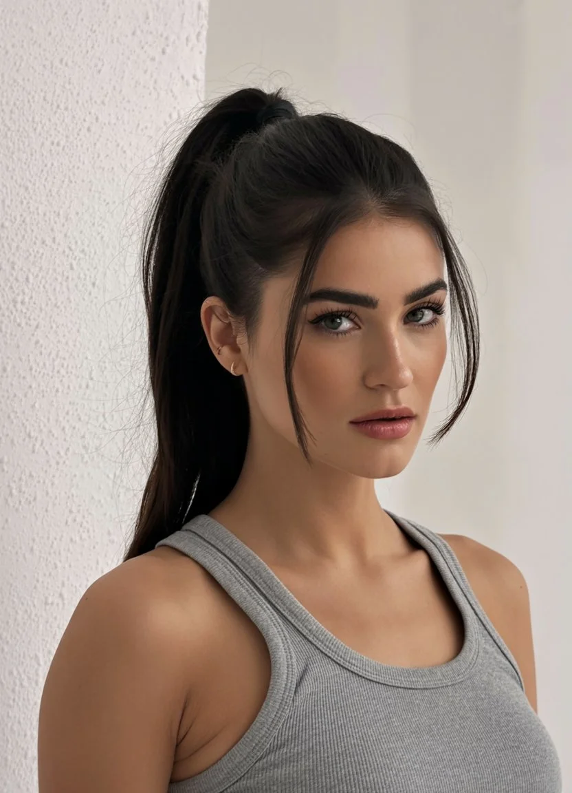 elegant summer updo hairstyles 2026 high sleek ponytail face framing