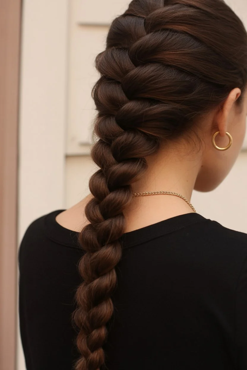 elegant summer updo hairstyles 2026 classic long braid modern finish